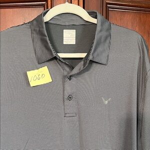 Callaway Men's Gray Striped Polo Shirt Size XL•EG•TB
